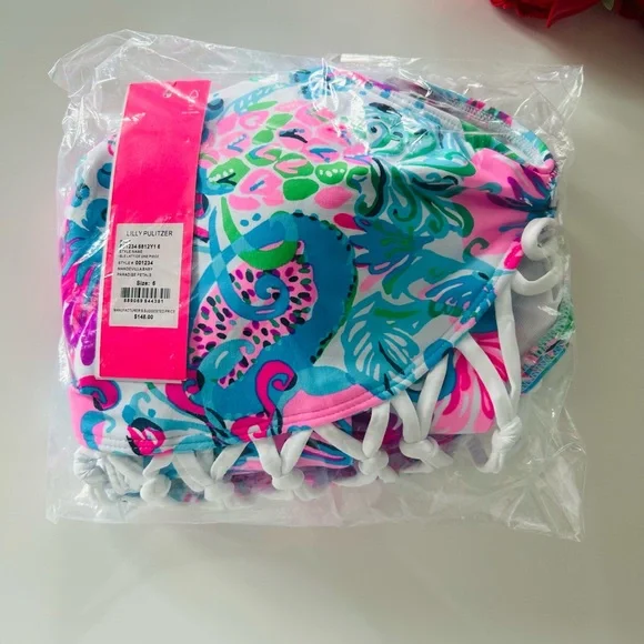 Lilly Pulitzer Isle Lattice One-Piece Swimsuit - Picture 7 of 9